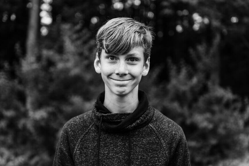 homeschool college planning books on junior's bed